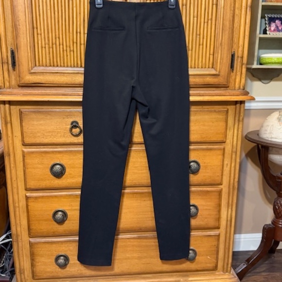 Black pants with front slits - Picture 3 of 7